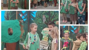 Dzieci prezentują modę ekologiczną
