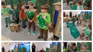 Dzieci prezentują modę ekologiczną